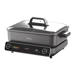 美的超速沸电火锅家用鸳鸯锅分体多功能电热锅煮锅火锅专用锅新款