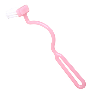 日本进口卫生间马桶刷加长柄刷去死角清洁刷厕所马桶内侧弯曲刷子