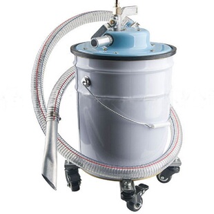 气动真空吸尘机器工业专用吸粉尘机吸油铁屑粉尘灰沙无电集尘桶架