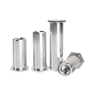 304不锈钢盲孔压铆螺柱压铆螺母柱六角螺柱BSOS-M2M2.5M3M4M5M6M8