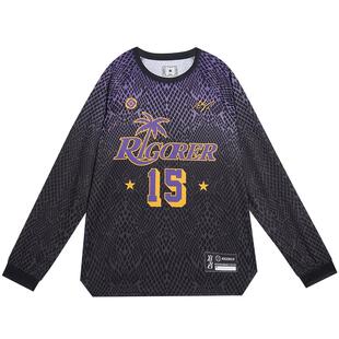 里夫斯同款丨准者投篮服T恤男子秋季训练长袖男运动篮球卫衣