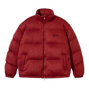 PSO Brand男装女装【90绒】仿麂皮绒面立领羽绒服厚款外套保暖潮