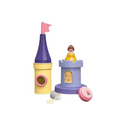 playmobil摩比世界Junior成长系列迪士尼贝拉游乐塔音乐盒71458