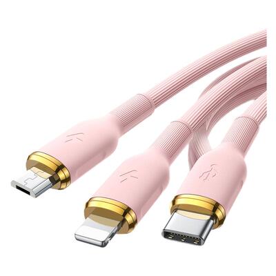 [液态耐弯折]铂信三合一数据线