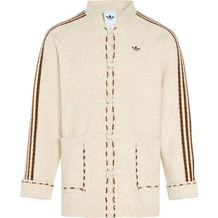Adidas/阿迪达斯官方正品三叶草男女款是针织经典夹克外套KR5065