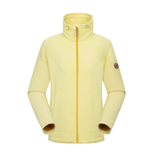 LAFUMA乐飞叶户外通勤抓绒衣女时尚保暖摇粒绒宽松落肩开衫外套