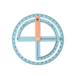 晨光360度活动角小学生画角的初步认识数学教具量角器测量演示器学角演示器几何数学教具分解角度演示器绘图