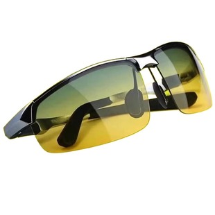 骑行眼镜日夜两用夜视开车偏光镜男太阳镜变色防强光驾驶高清感光