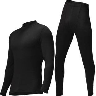 莫代尔中领发热保暖内衣男超薄打底秋衣秋裤套装男士半高领棉毛衫