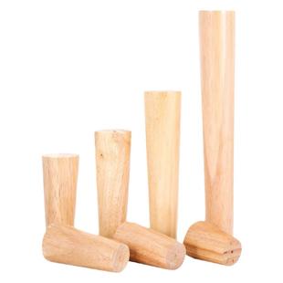 实木桌腿轮胎茶几沙发腿支撑腿床头柜电视柜脚承重桌子腿支架配件