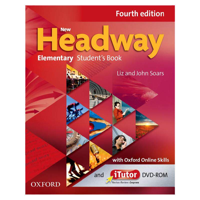 原版进口牛津大学出版社 牛津成人英语教材 四版Oxford New Headway 4th 初级学生用书 在线技能练习 iTutor DVD-ROM 英文原版书籍