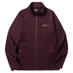 JackWolfskin狼爪25秋冬新款TRAILBLAZE情侣抑味抓绒夹克A65371