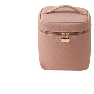 化妆包女大容量便携2025新款化妆盒皮质手提旅行收纳包防水洗漱包