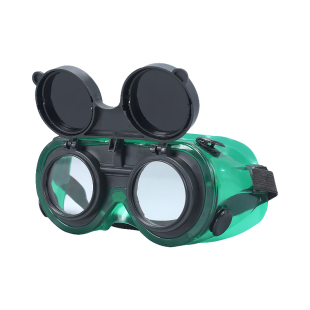 劳保电焊眼镜两用氩弧焊墨镜防护翻盖黑白眼罩双反镜片焊工面罩男