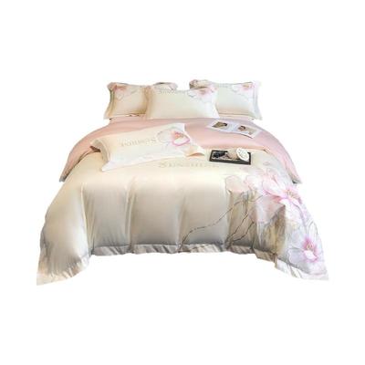 母婴级A类长绒棉纯棉刺绣四件套