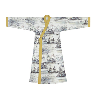 现货织造司原创[江南春漫]交领汉制汉元素直裾纱衣中国风汉服日常