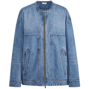 J1M5买手店 SHORT SENTENCE 短句24秋冬 廓形牛仔绗棉外套