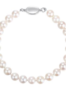 天然akoya海水珍珠媲美花珠手链