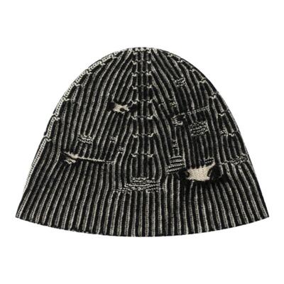 华吉言【小破帽】羊毛混纺破旧感渔夫帽