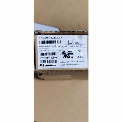 议价600R160UR进口全新原装物料自恢复保险丝PPTC数维修