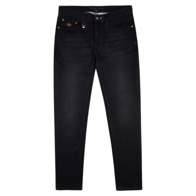 雷迪波尔摩卡沙面料牛仔裤