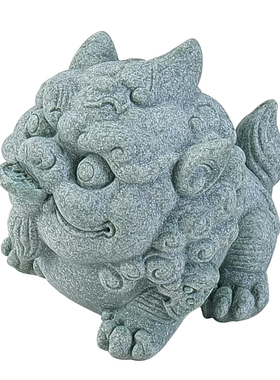 晨翔国风青砂石瑞兽貔貅摆件