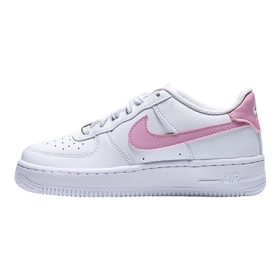 NIKE耐克AF1白粉女鞋空军一号运动鞋大童低帮休闲板鞋CT3839-124