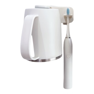 磁吸牙刷杯不锈钢漱口杯洗漱杯情侣刷牙杯子免打孔壁挂式倒挂牙缸