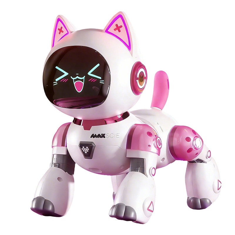 儿童智能机器猫男女孩玩具语音