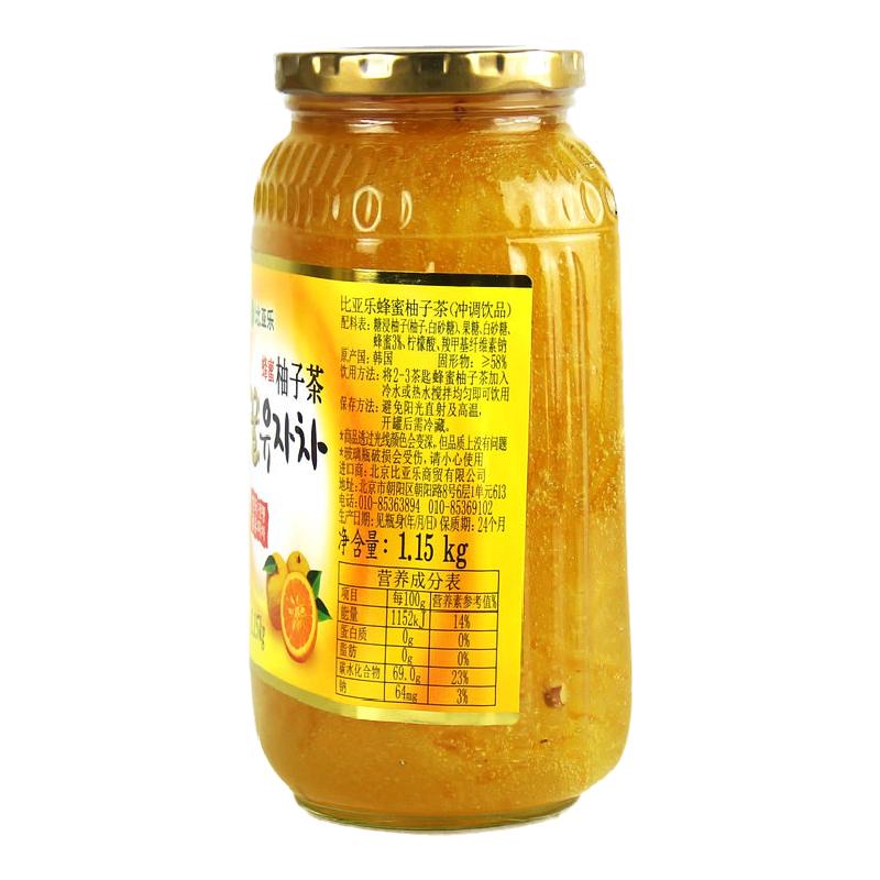 韩国进口比亚乐蜂蜜柚子茶1150克