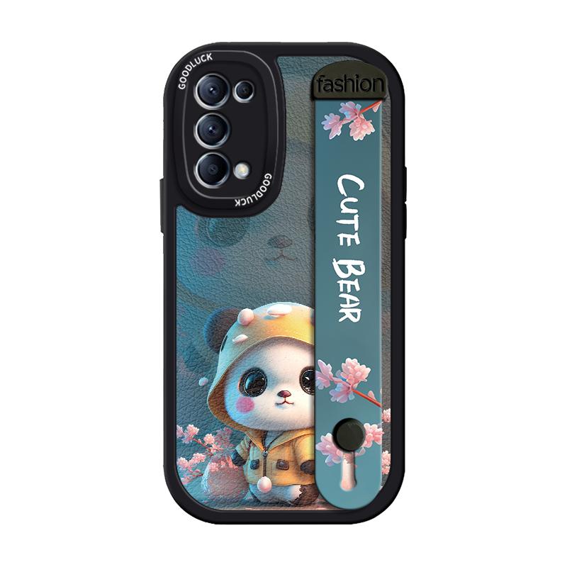 OPPOreno5k/5pro硅胶手机壳腕带