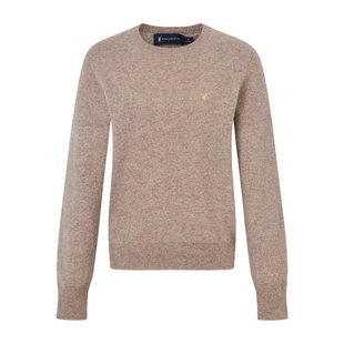 【特惠】【含绵羊毛】POLOWALK女装2025秋冬羊毛衫针织衫圆领毛衣