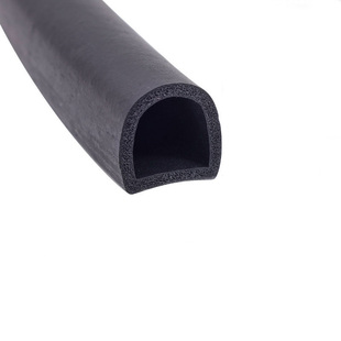 D型门窗缝隙密封条自粘式门缝门底隔音防风橡胶条三元乙丙DPEI型