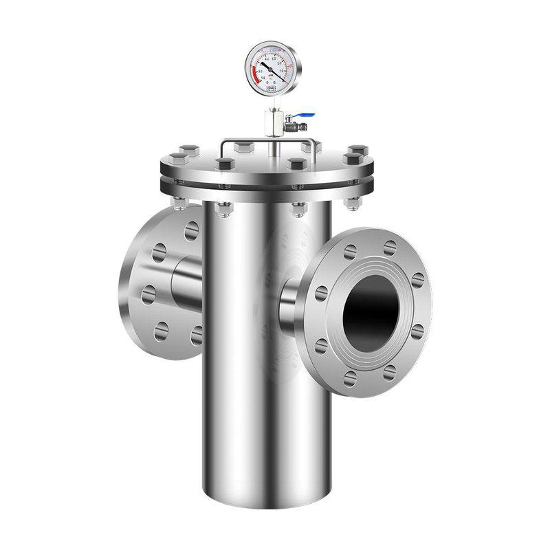 不锈钢篮式过滤器304蓝氏提篮316滤网毛发收集器管道除污工业阀门