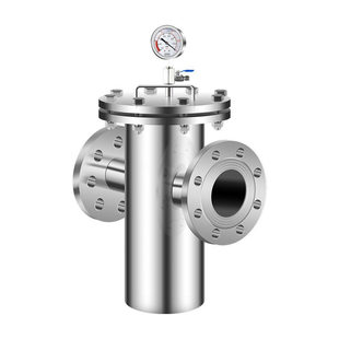 不锈钢篮式过滤器304蓝氏提篮316滤网毛发收集器管道除污工业阀门