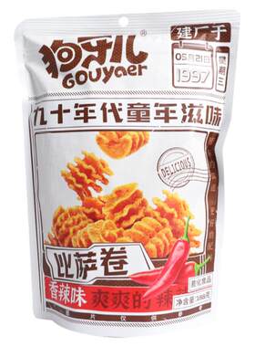 狗牙儿可以吃188g香辣脆大礼包