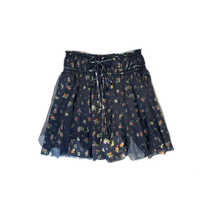 MOMENTPLAY 设计师26春夏新品双层印花小A型裙半裙SOLSOL买手店