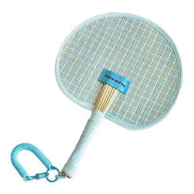 ins风手工编织扇子女夏天可爱创意芭蕉扇便携手摇扇挂件竹编蒲扇