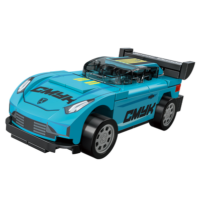 儿童小颗粒汽车拼装积木