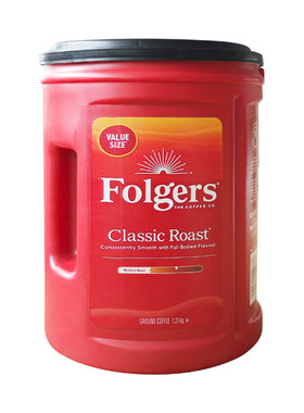 Folgers非速溶研磨咖啡粉1.21kg