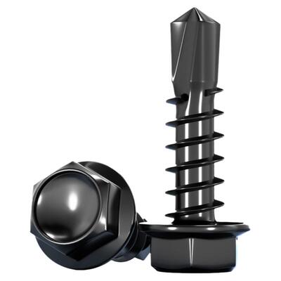 【全网热销】黑色410不锈钢钻尾