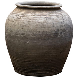 掬涵大型古董陶罐仿古罐子复古做旧土陶民宿装饰摆件大花盆翁罐