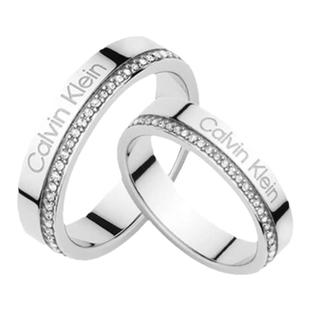 【明星同款】CalvinKlein官方正品CK情侣对戒满天星情侣同款戒指