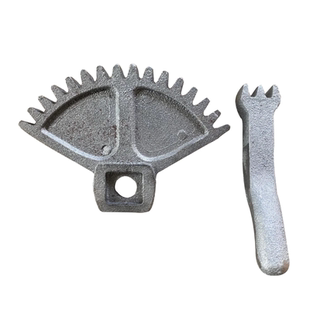 手扶拖拉机微耕机配件犁铧高低调节器丝杆锰钢三角犁尖拨齿叉螺母