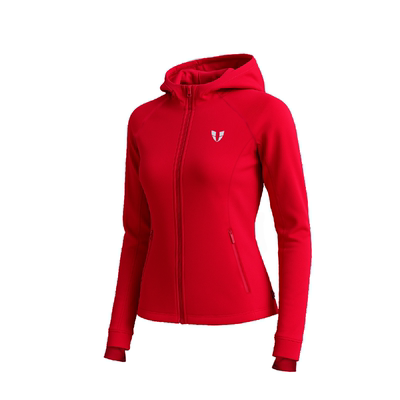 马甲线晨跑运动外套加绒上衣防水