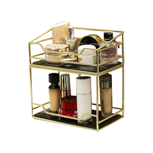 浴室卫生间化妆品收纳盒洗手台摆件护肤品置物架桌面梳妆台化妆盒