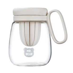 茶水分离泡茶杯玻璃杯高颜值女网红水杯透明办公室冷萃杯子带吸管