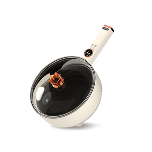 电磁炉炒菜炒锅蜂窝不粘锅蒸煮煎炒一体式电煮锅家用多功能电火锅