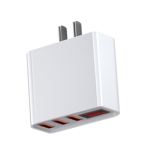 四口充电器头USB多口插头快充多功能充电器冲电头插座2.4a适用苹果安卓华为手机通用5V3.4A多孔4头多插孔5V2A