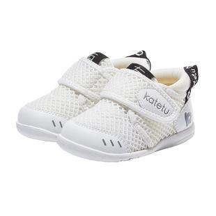 卡特兔学步鞋2026新款春季宝宝透气机能鞋男女童软底小白鞋幼童鞋